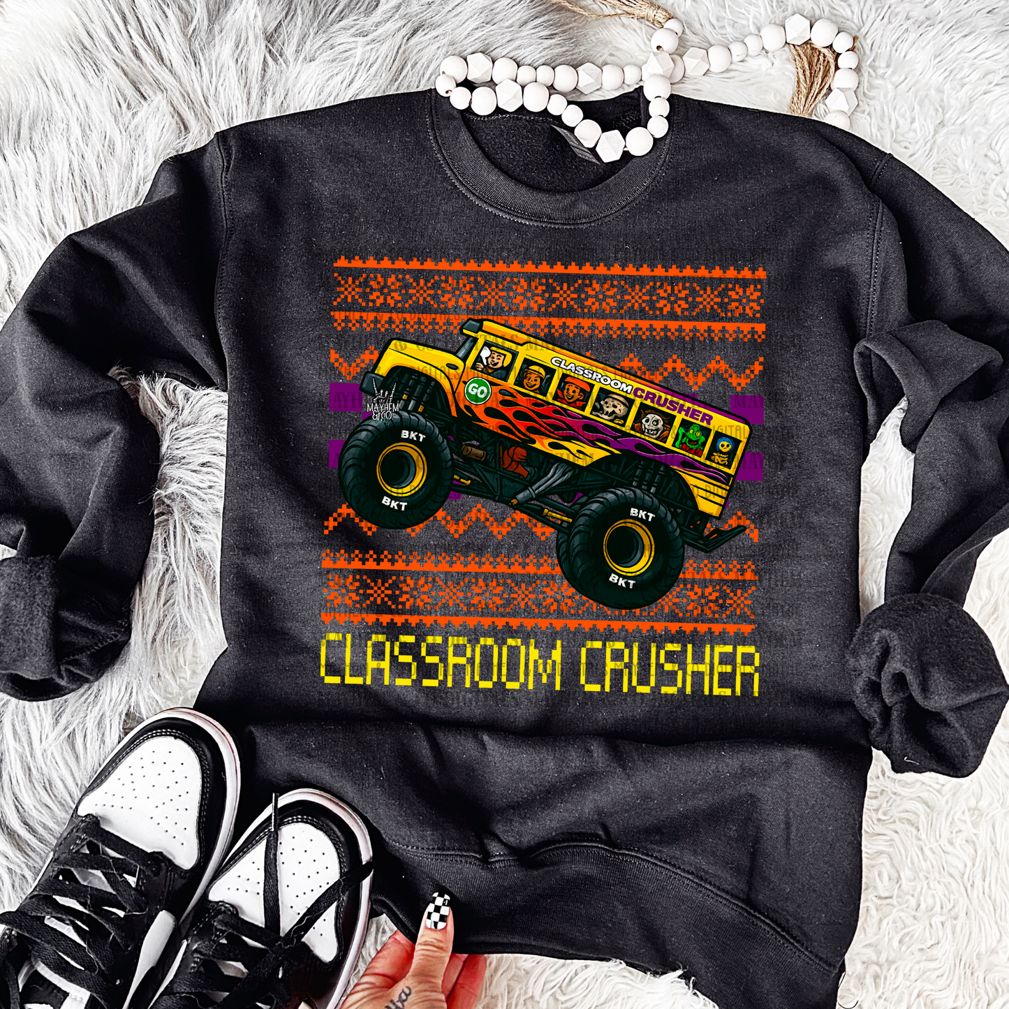 Classroom Crusher Ugly Christmas Traditional - Digital