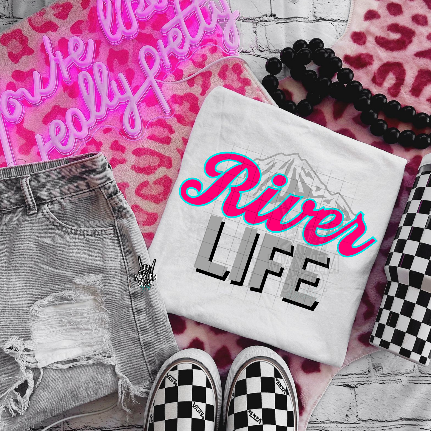 River Life pink -Digital