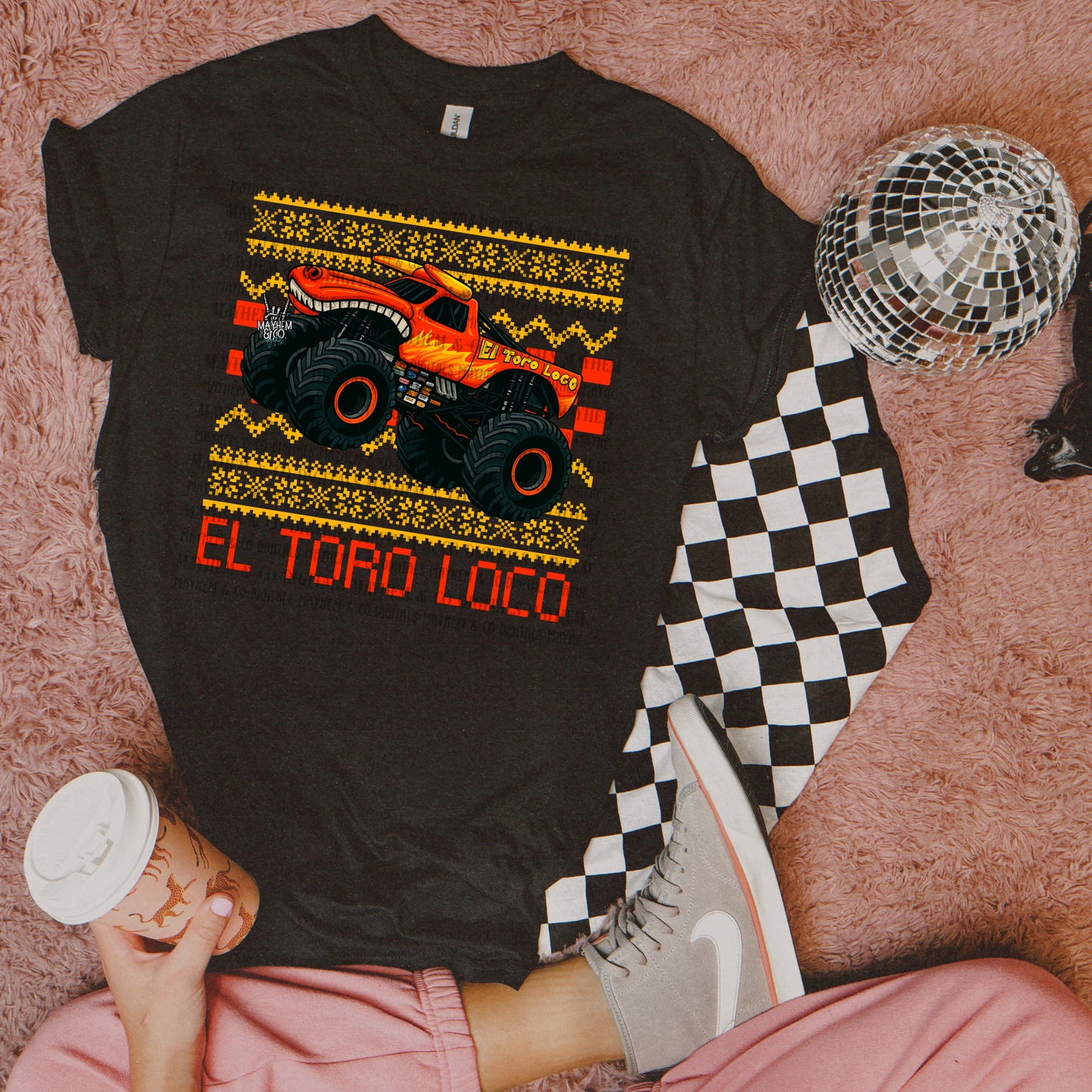 El Toro Loco Ugly Christmas Traditional - Digital