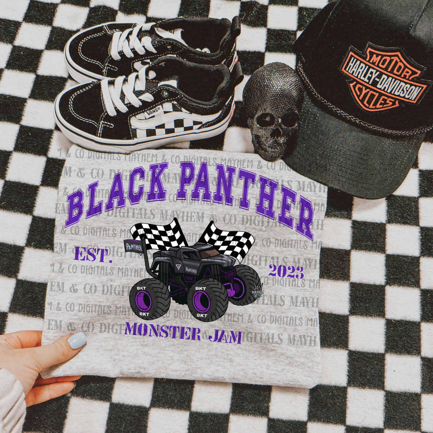 MJ Varsity Black Panther -Digital