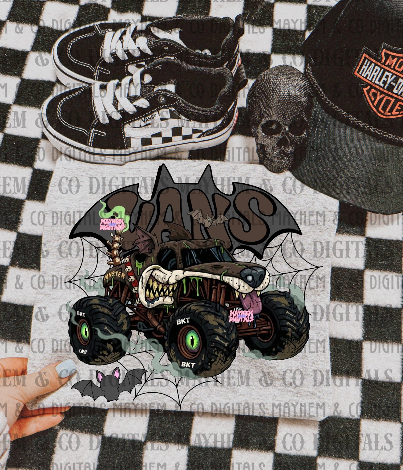 MJ Vans Spooky Bundle - 12 PNGs