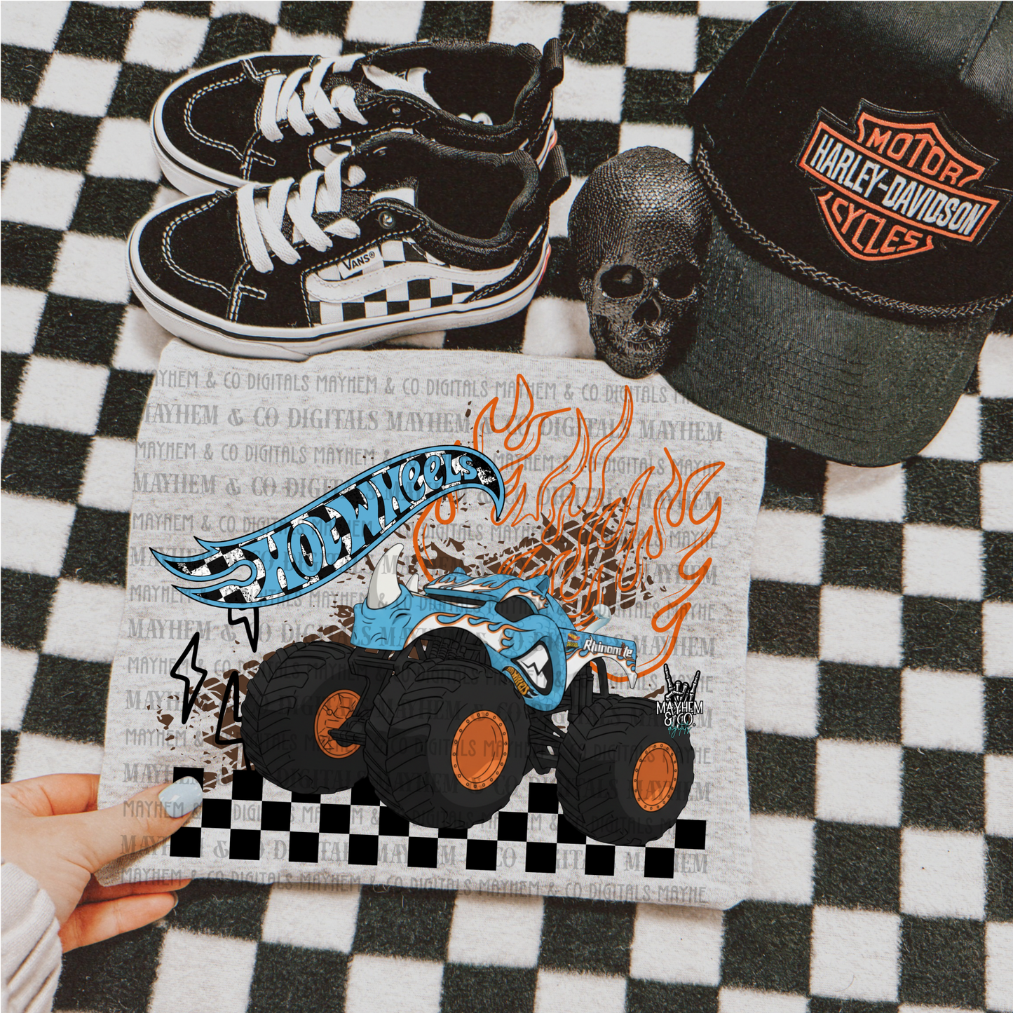 HW Trucks w/ Flames- 9 PNG