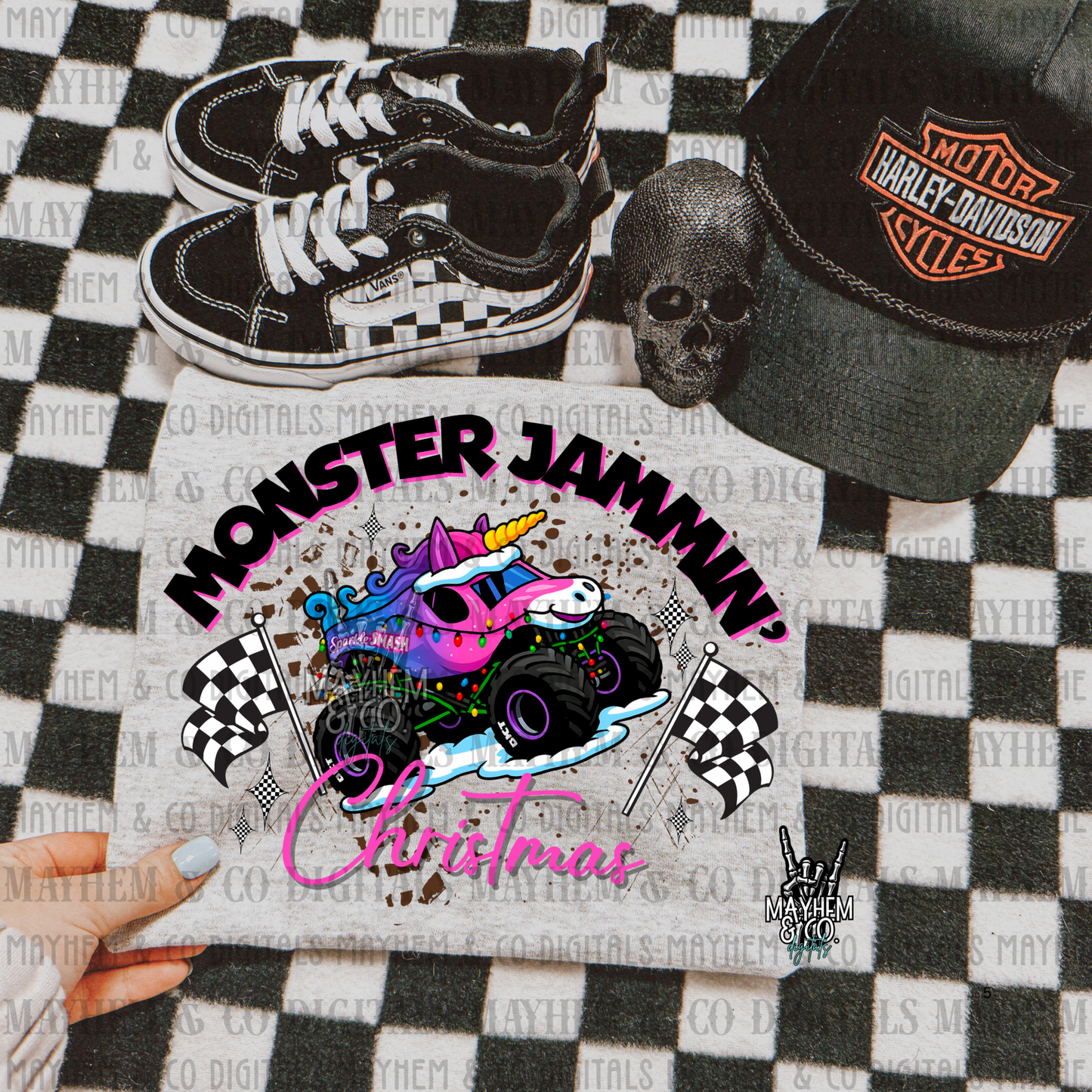 Monster Jammin Christmas SS - Digital