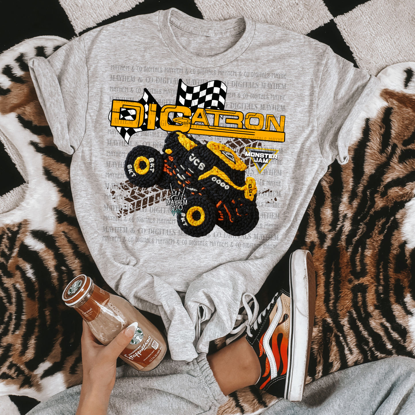 MJ JCB faux stitching - Digital