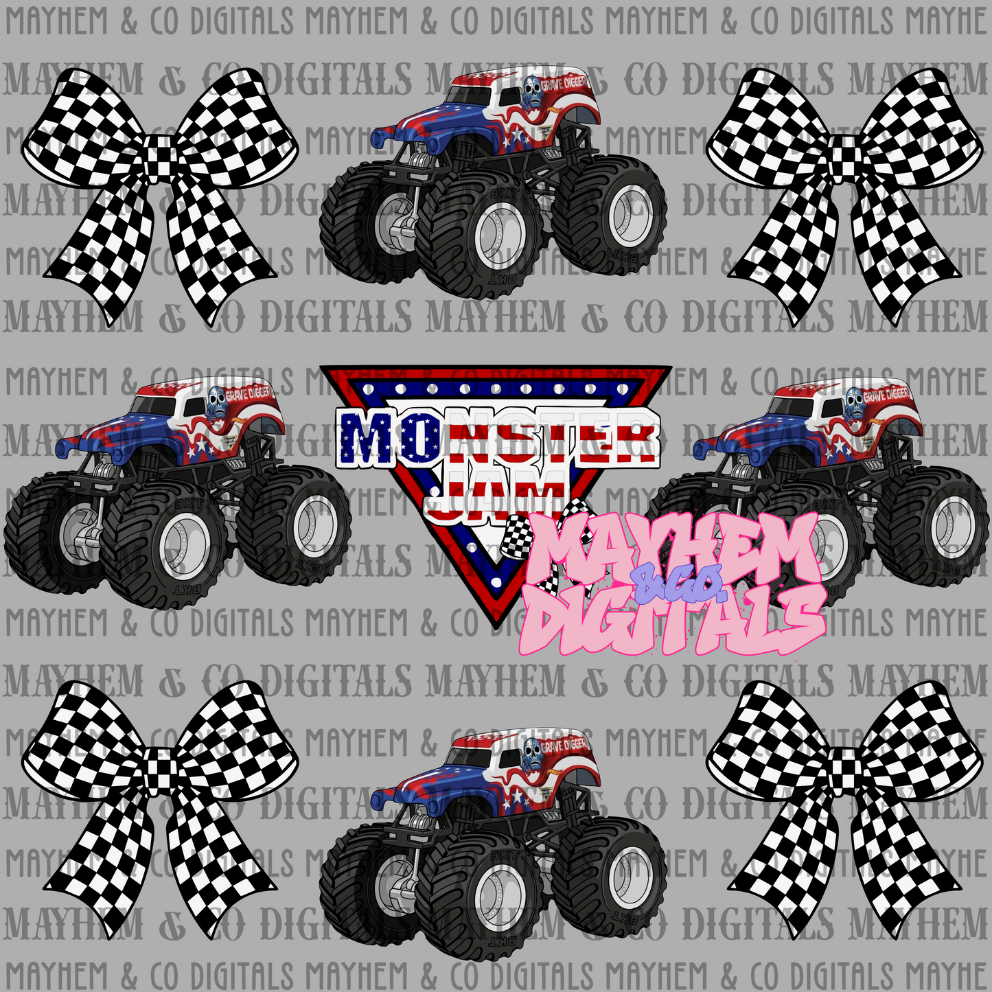 MJ Flags & bows Bundle - 18 PNG