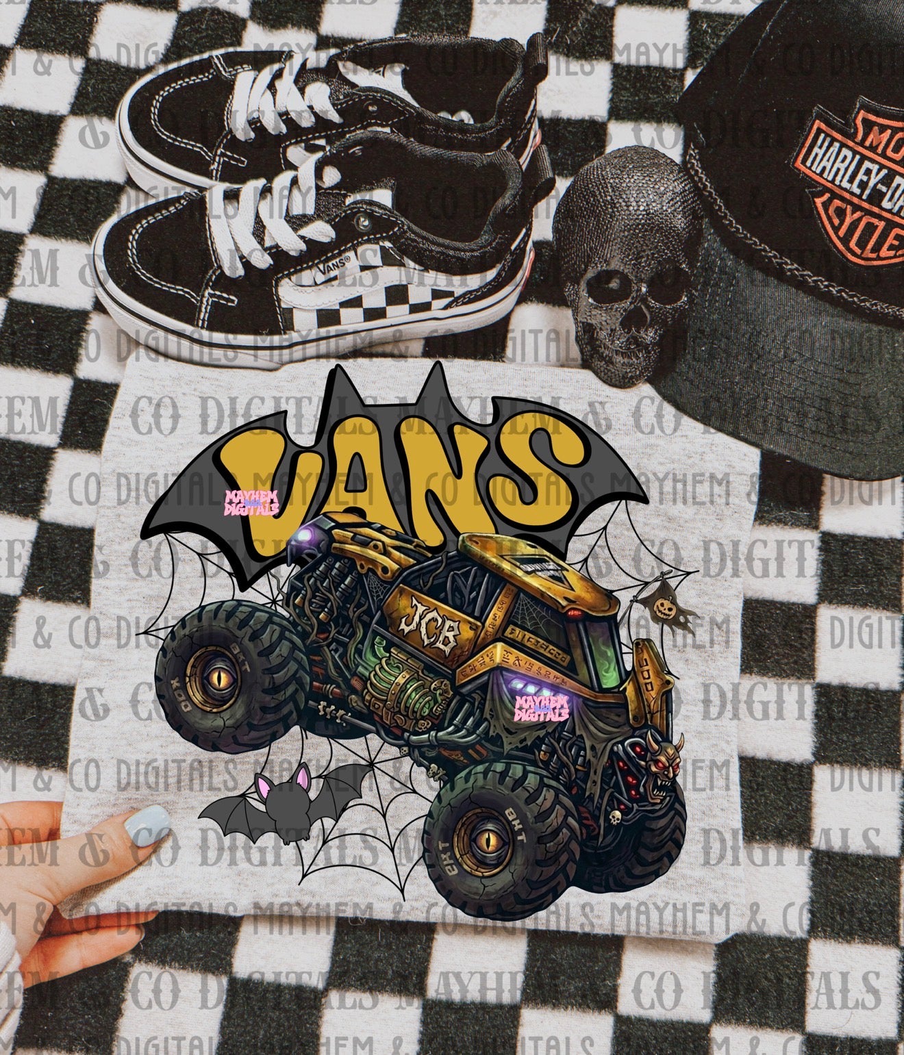 MJ Vans Spooky Bundle - 12 PNGs