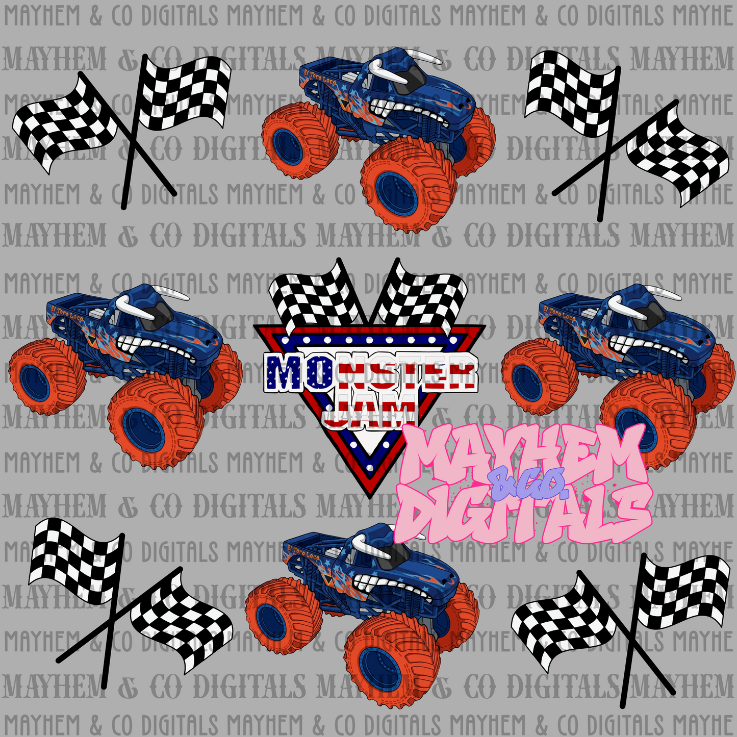 MJ Flags & bows Bundle - 18 PNG
