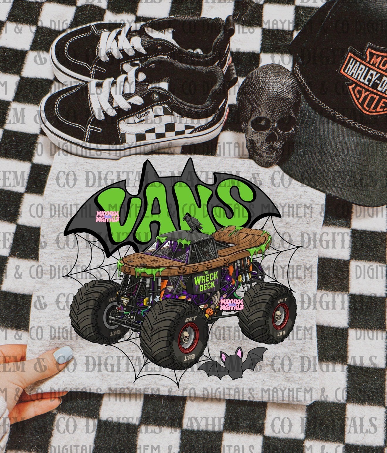 MJ Vans Spooky Bundle - 12 PNGs