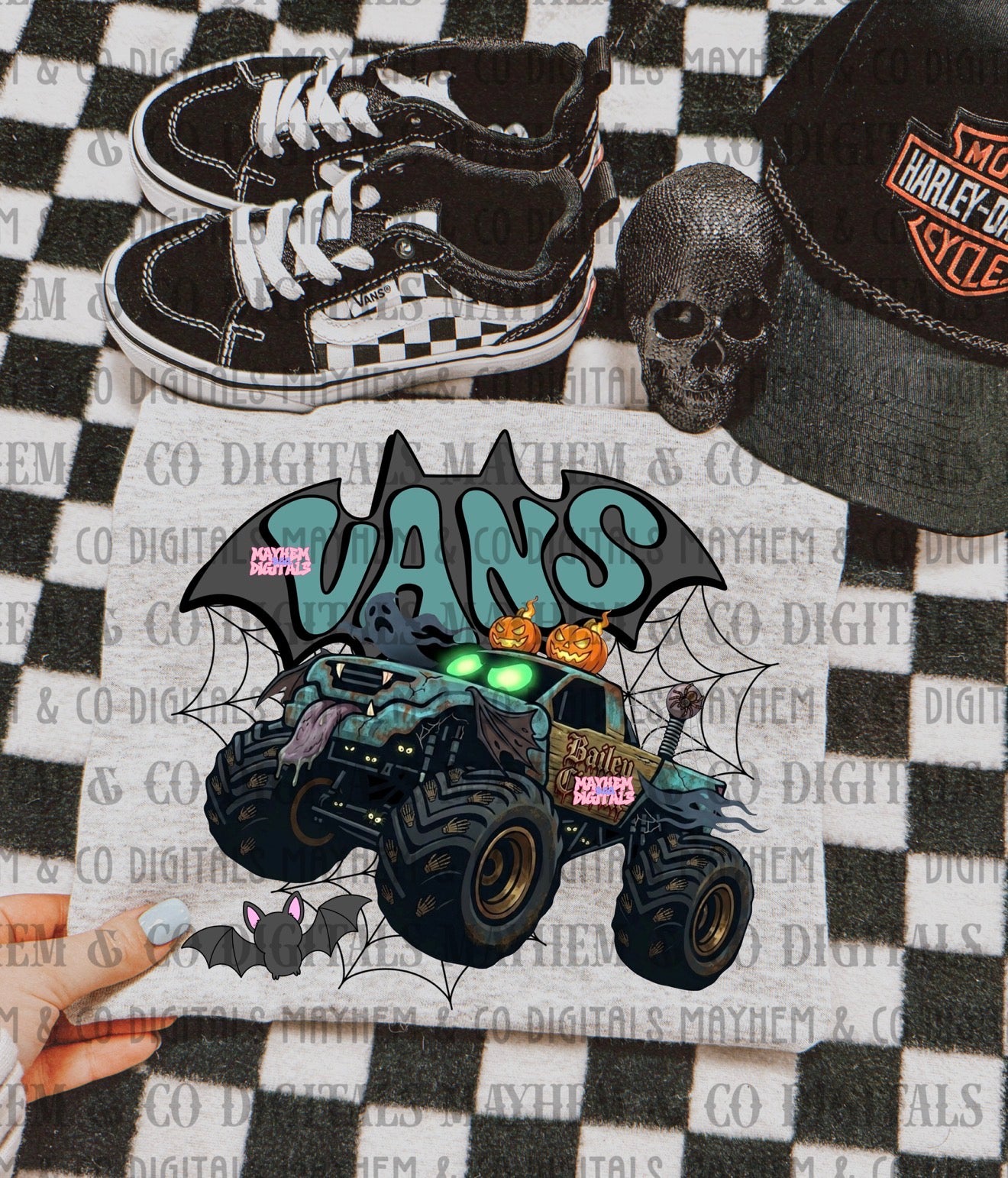 MJ Vans Spooky Bundle - 12 PNGs