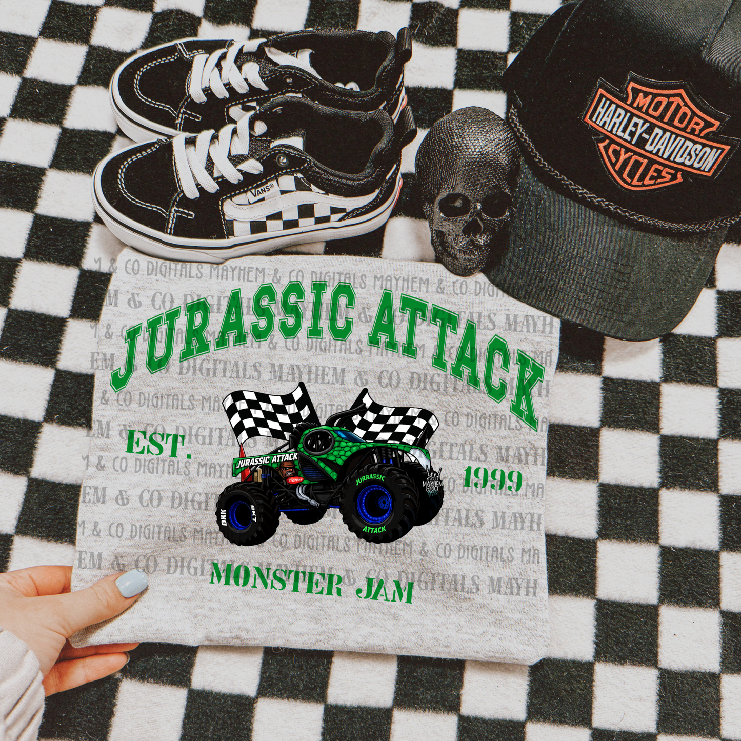 MJ Varsity Jurassic Attack-Digital
