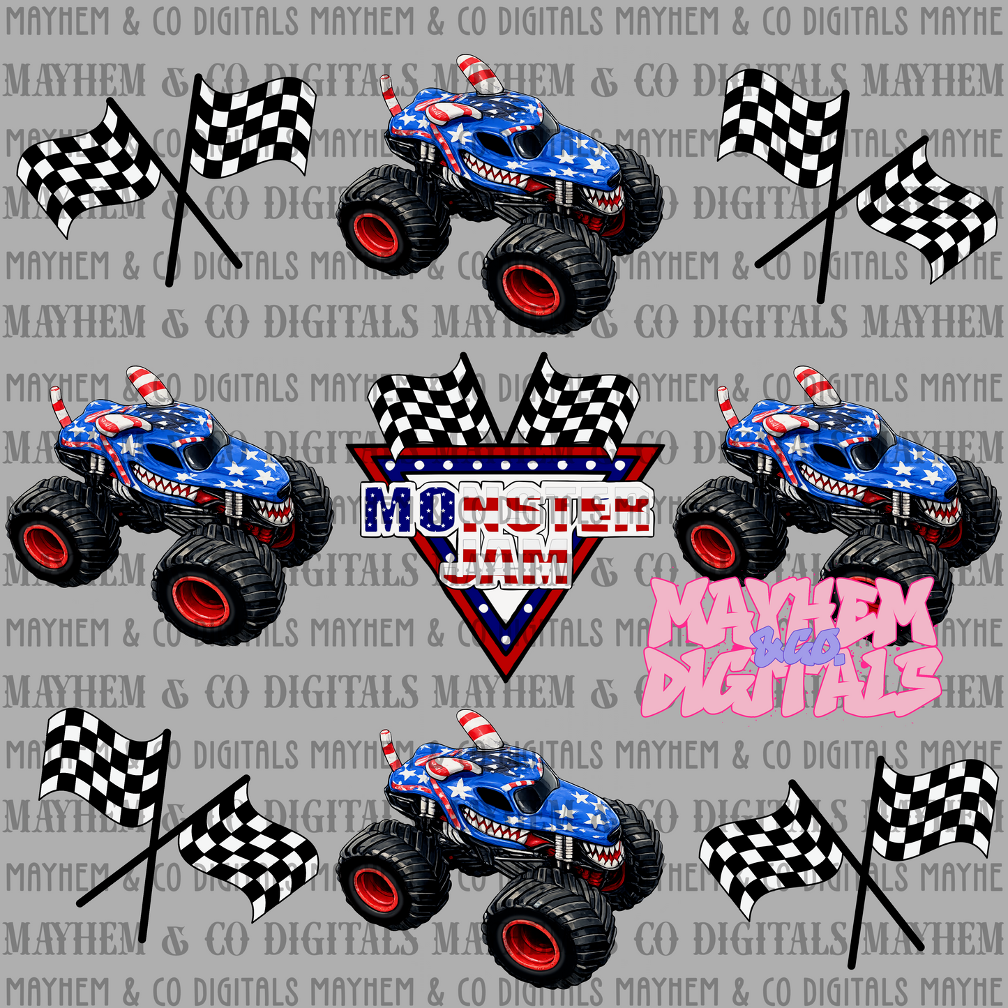 MJ Flags & bows Bundle - 18 PNG