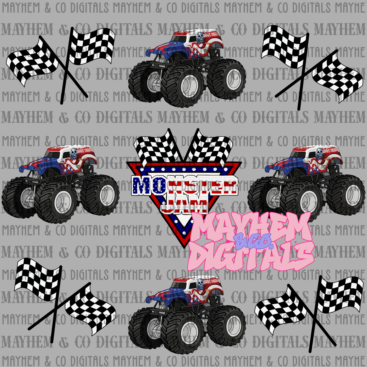 MJ Flags & bows Bundle - 18 PNG
