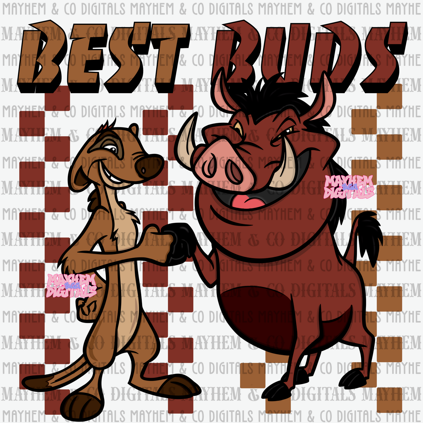 Best Buds Bundle - 15 PNGs