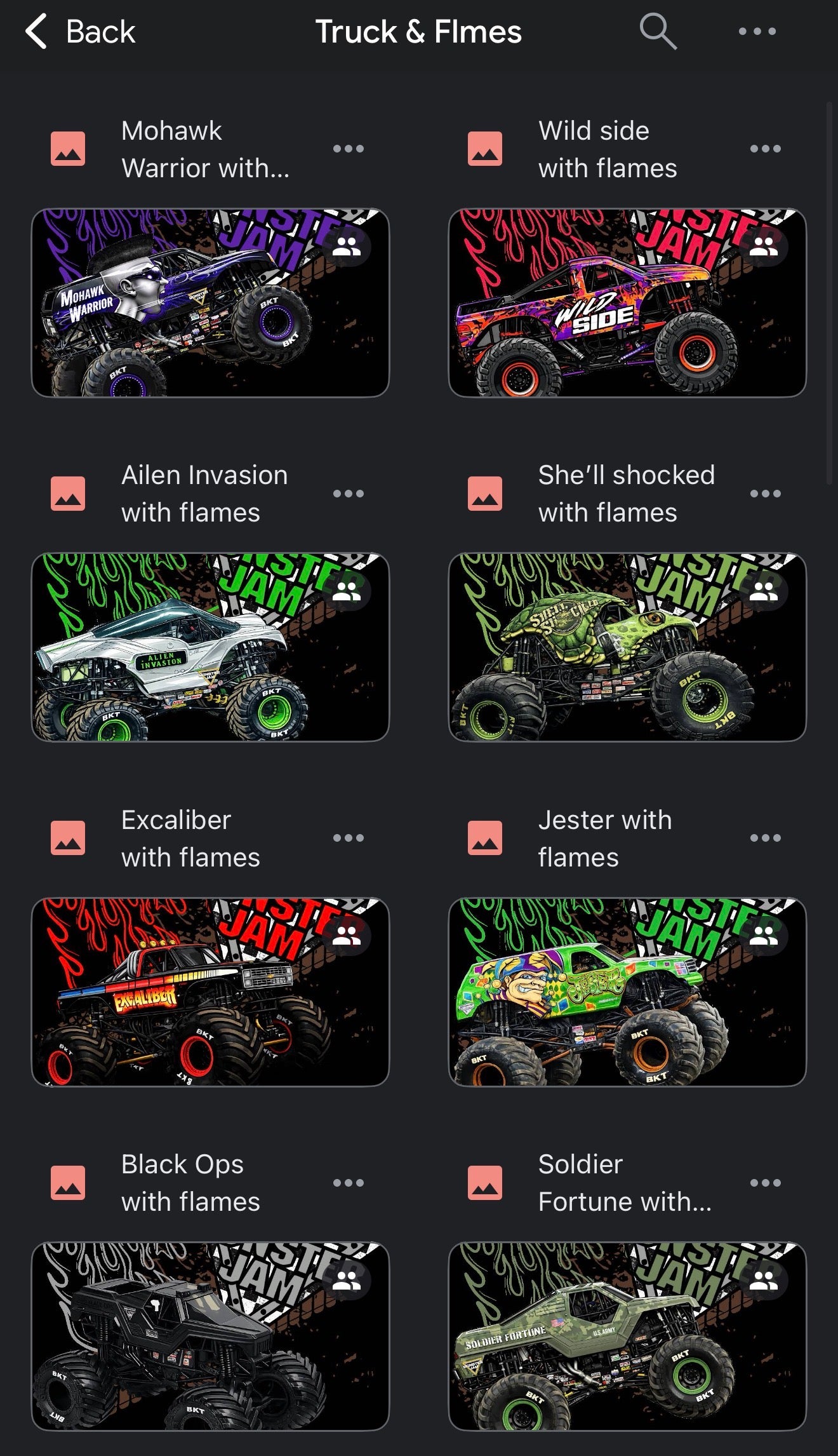 MJ Trucks w/ Flames-32 files