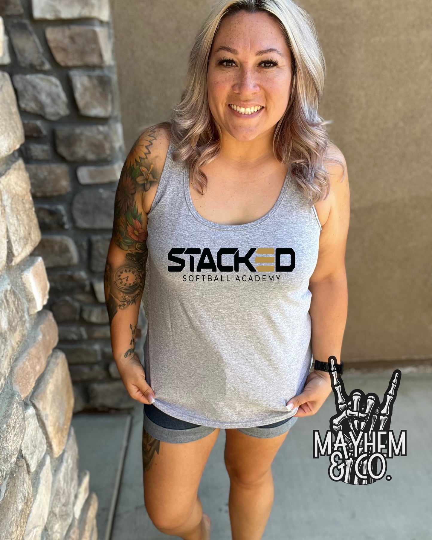 Stacked Tank -Womens