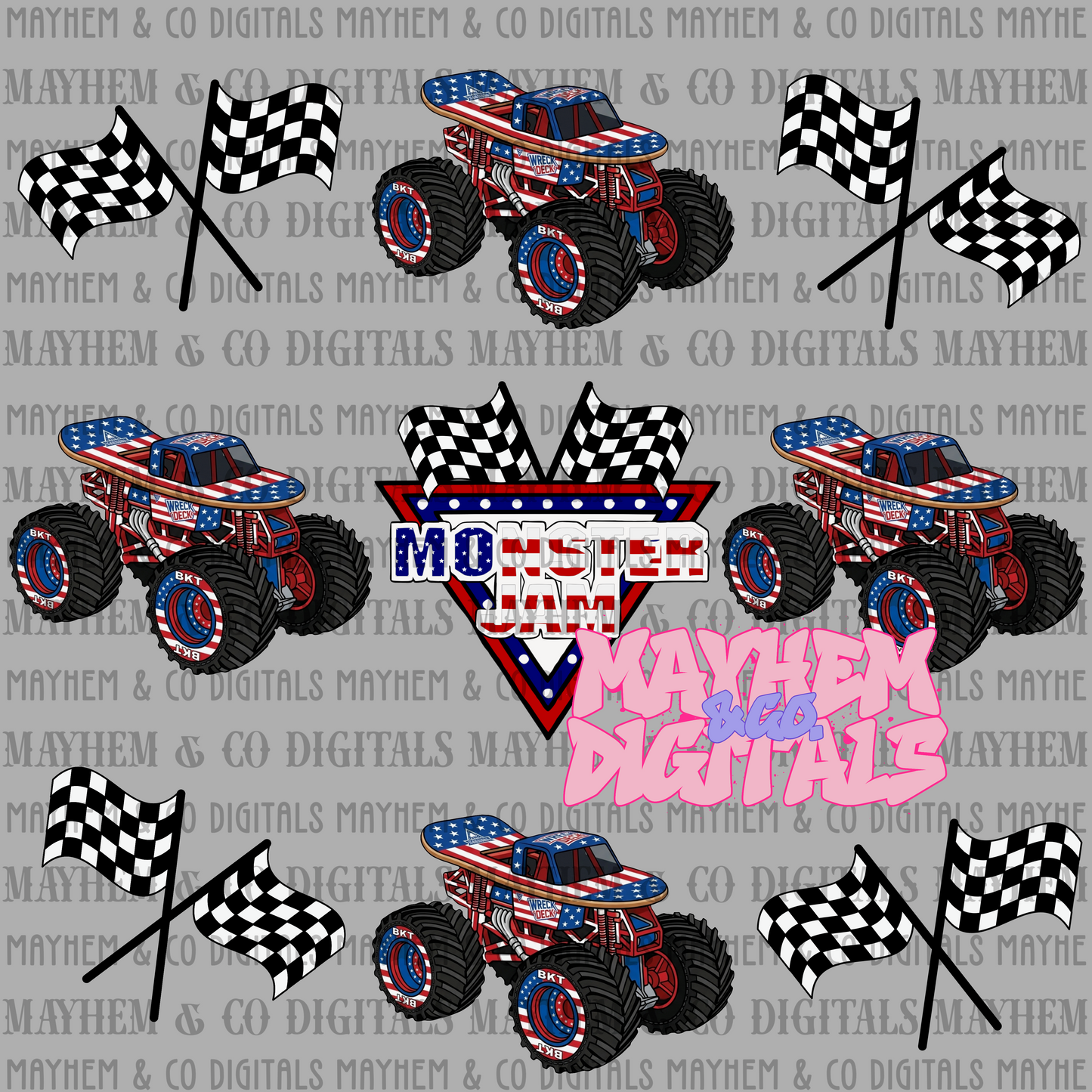 MJ Flags & bows Bundle - 18 PNG