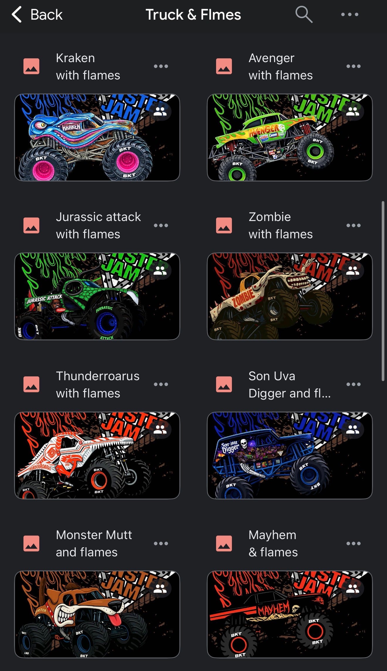 MJ Trucks w/ Flames-32 files