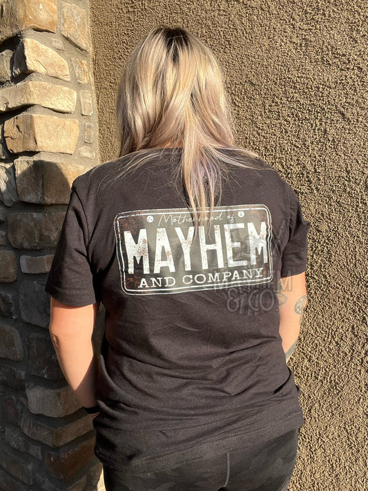 Mayhem License Plate