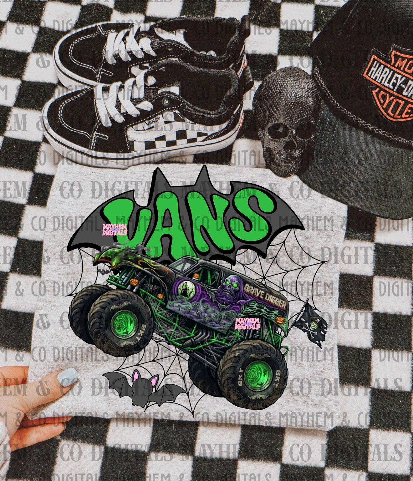 MJ Vans Spooky Bundle - 12 PNGs