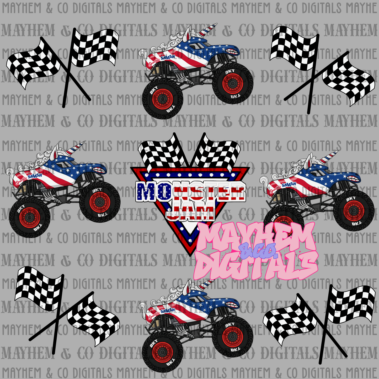 MJ Flags & bows Bundle - 18 PNG