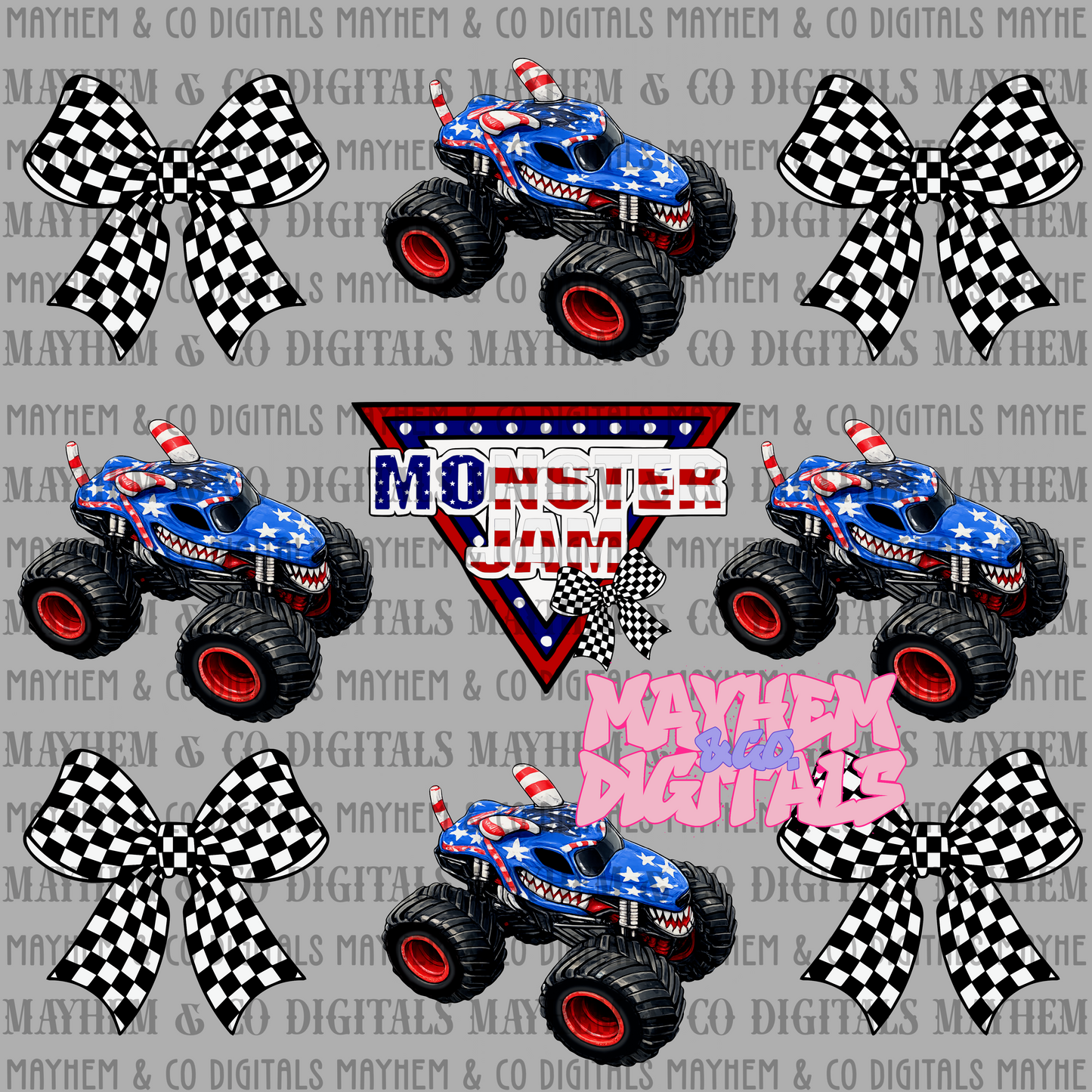 MJ Flags & bows Bundle - 18 PNG