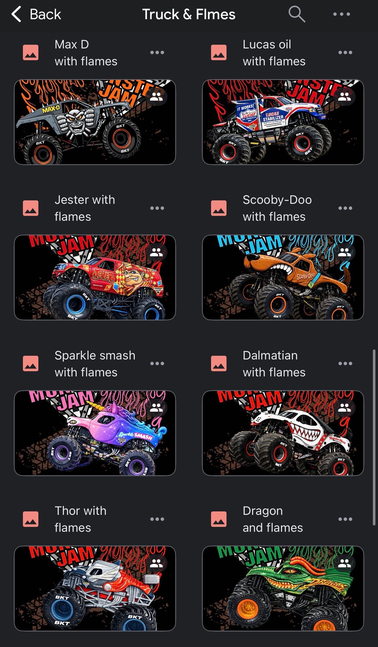 MJ Trucks w/ Flames-32 files