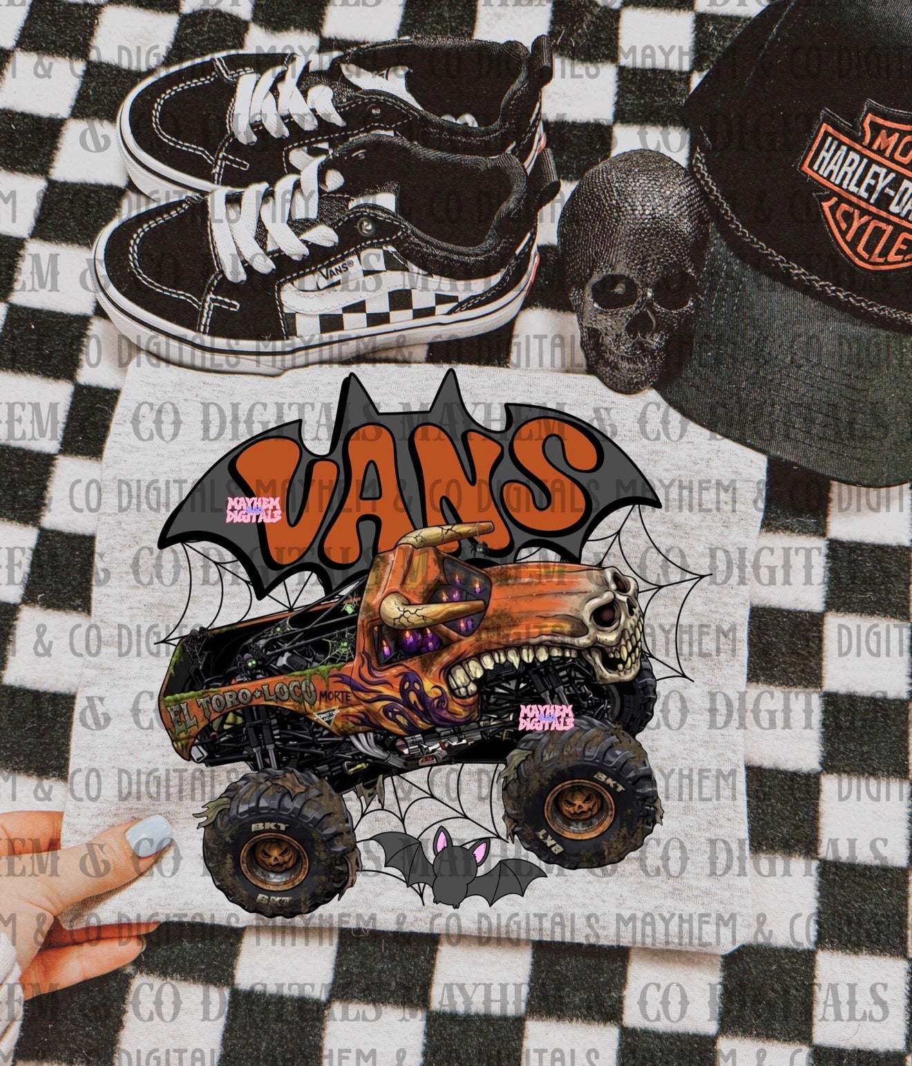 MJ Vans Spooky Bundle - 12 PNGs