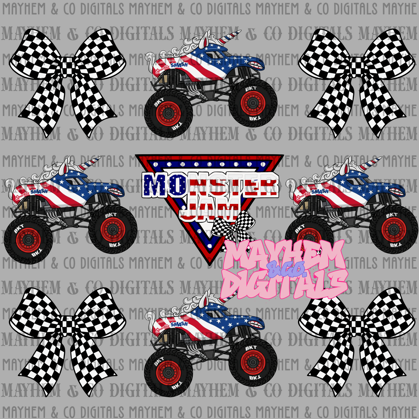 MJ Flags & bows Bundle - 18 PNG