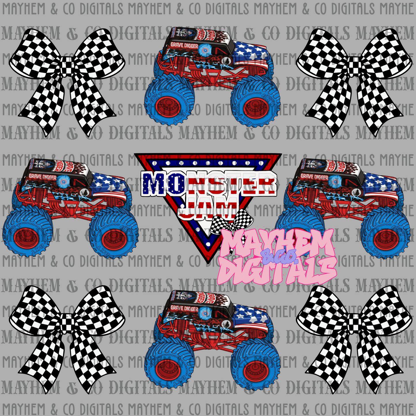 MJ Flags & bows Bundle - 18 PNG