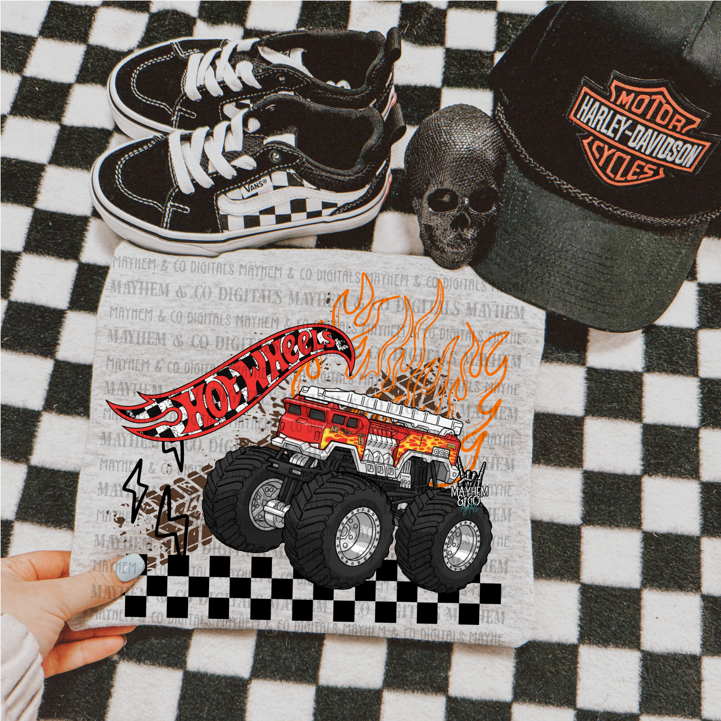HW Trucks w/ Flames- 9 PNG