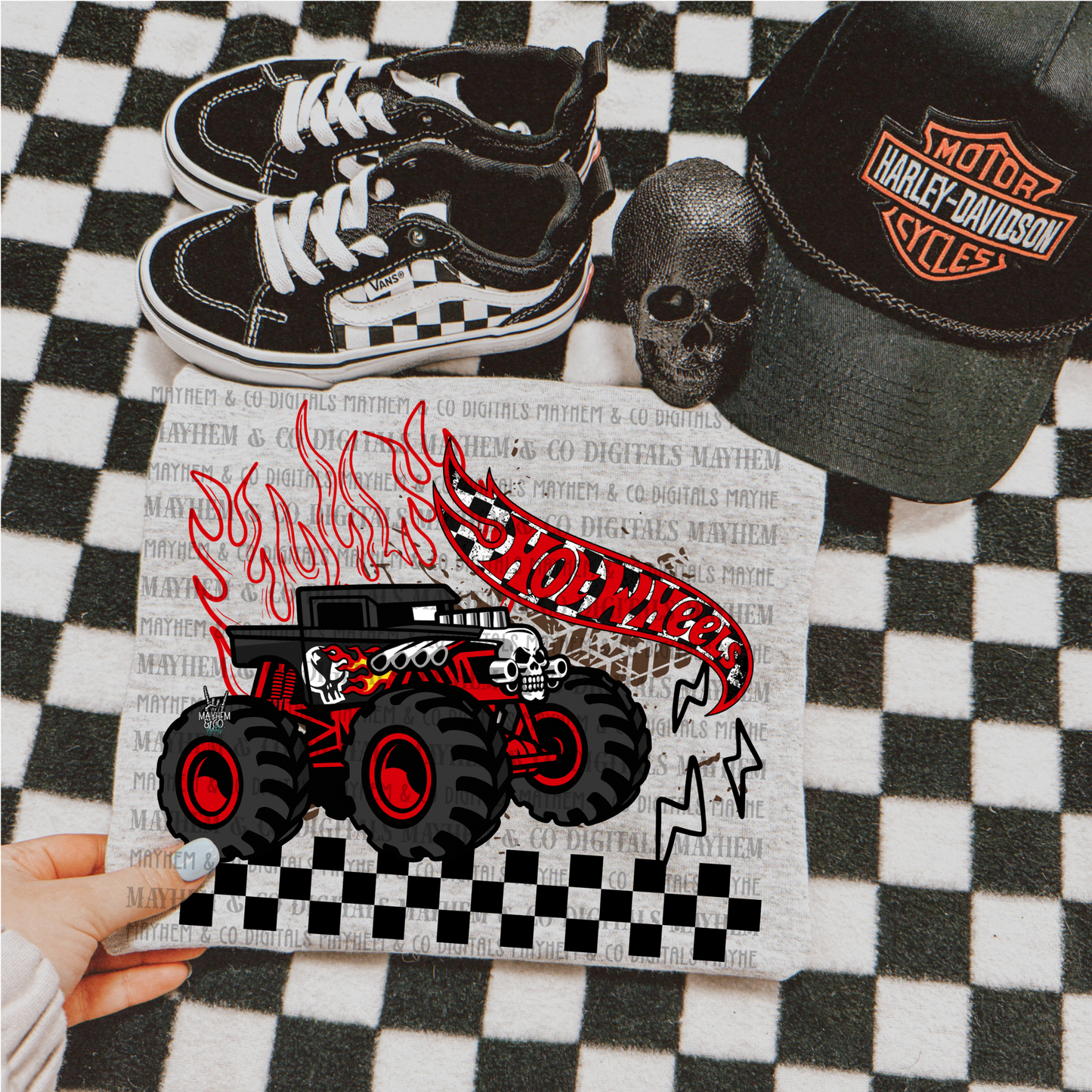 HW Trucks w/ Flames- 9 PNG