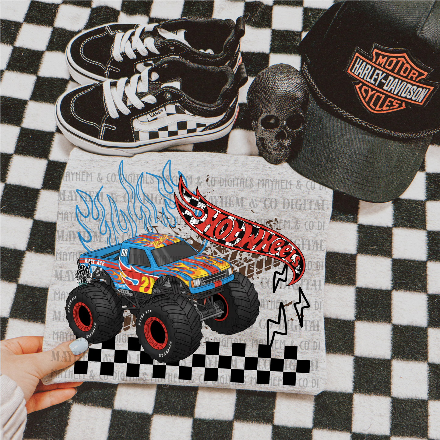 HW Trucks w/ Flames- 9 PNG