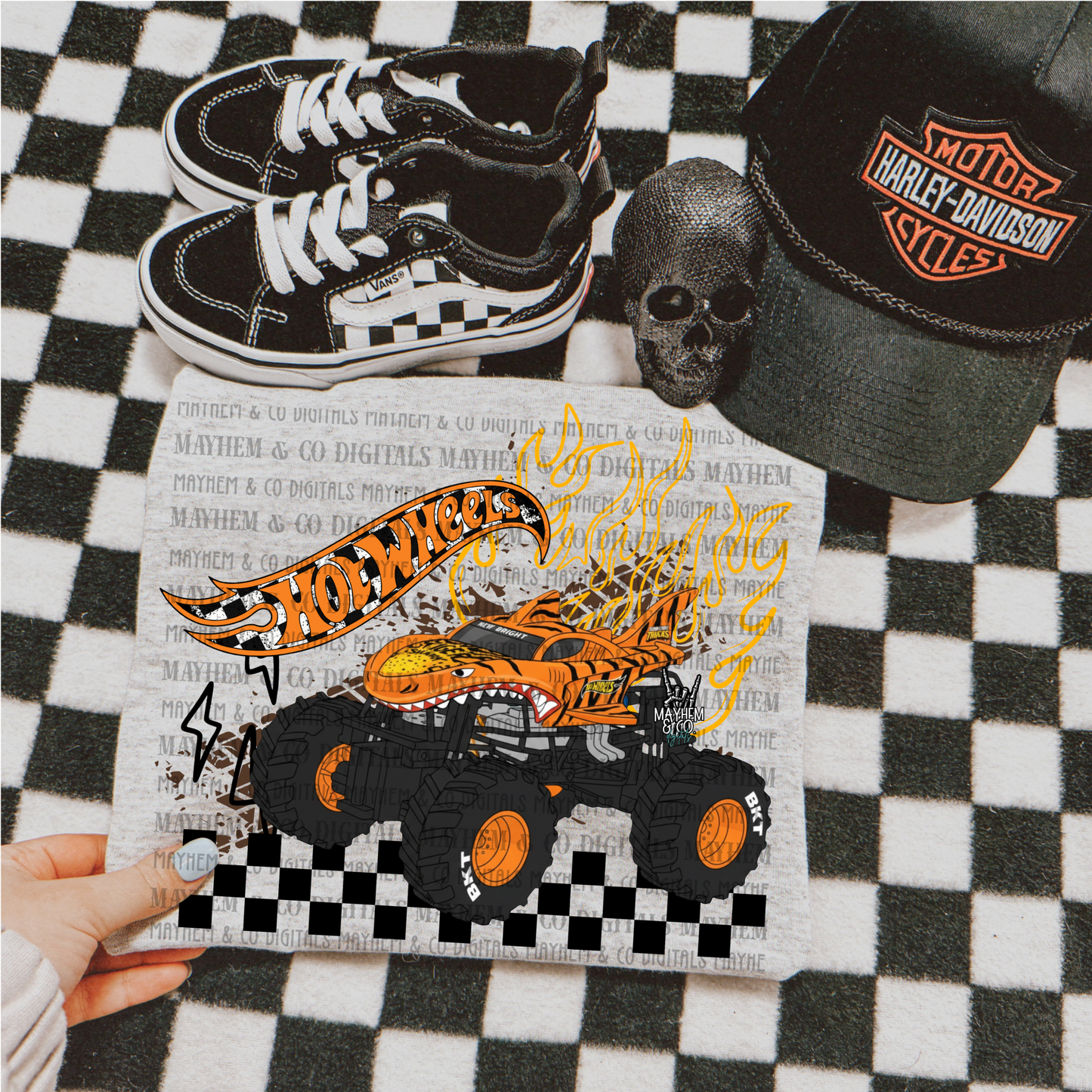 HW Trucks w/ Flames- 9 PNG