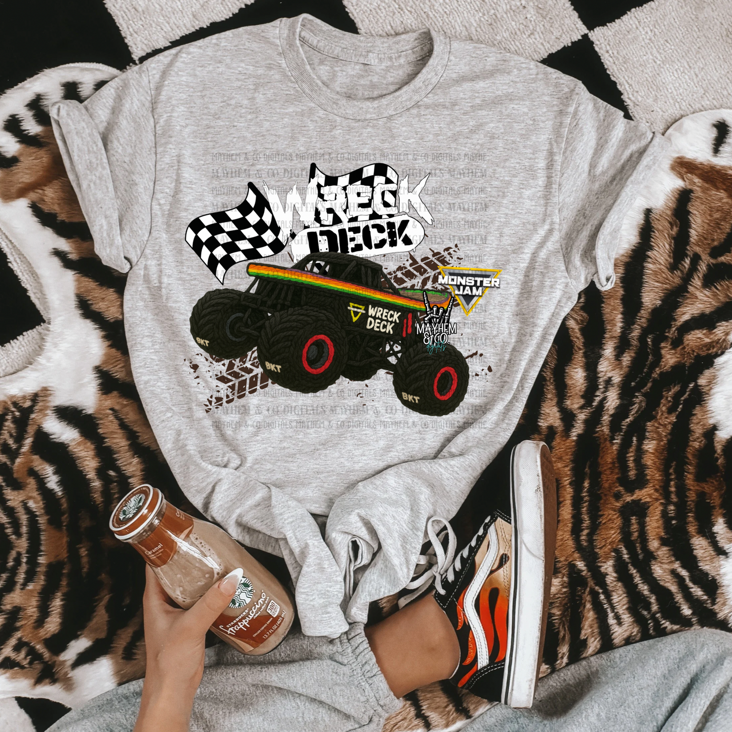 MJ Wreck Deck faux stitching - Digital