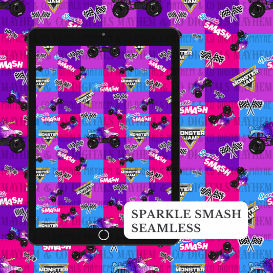 Colorful Sparkle S Seamless- Digital