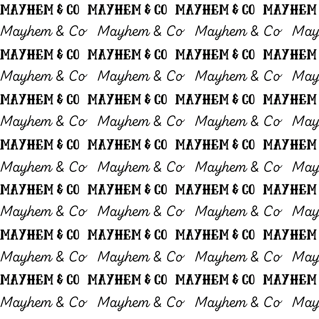 Custom Business watermark (black & white) -Digital