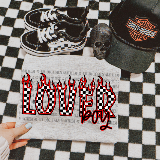 Lover Boy Checkered - Digital