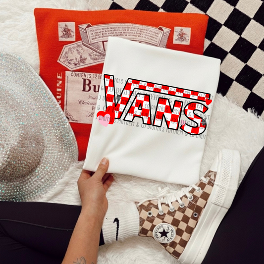 Vans red checkered - Digital