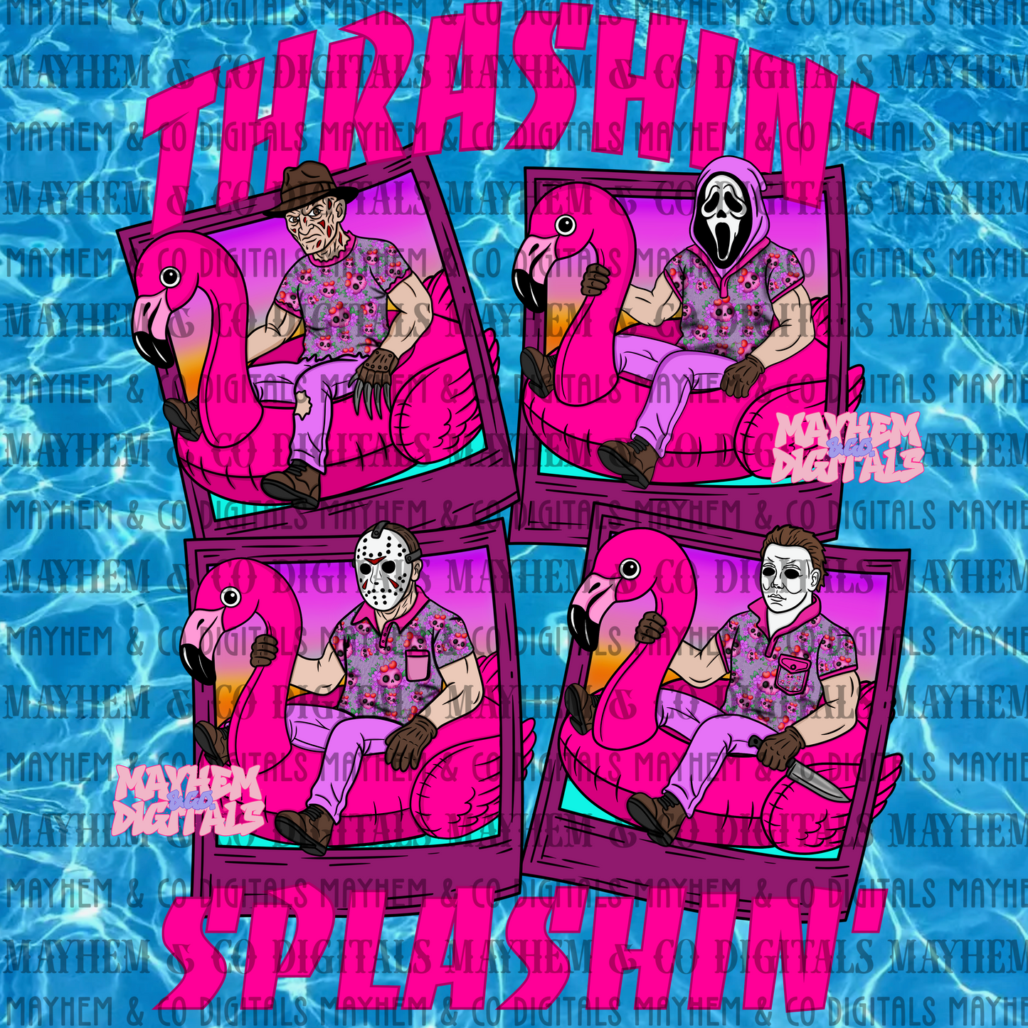 Thrashin’ Splashin’ Horror-Digital