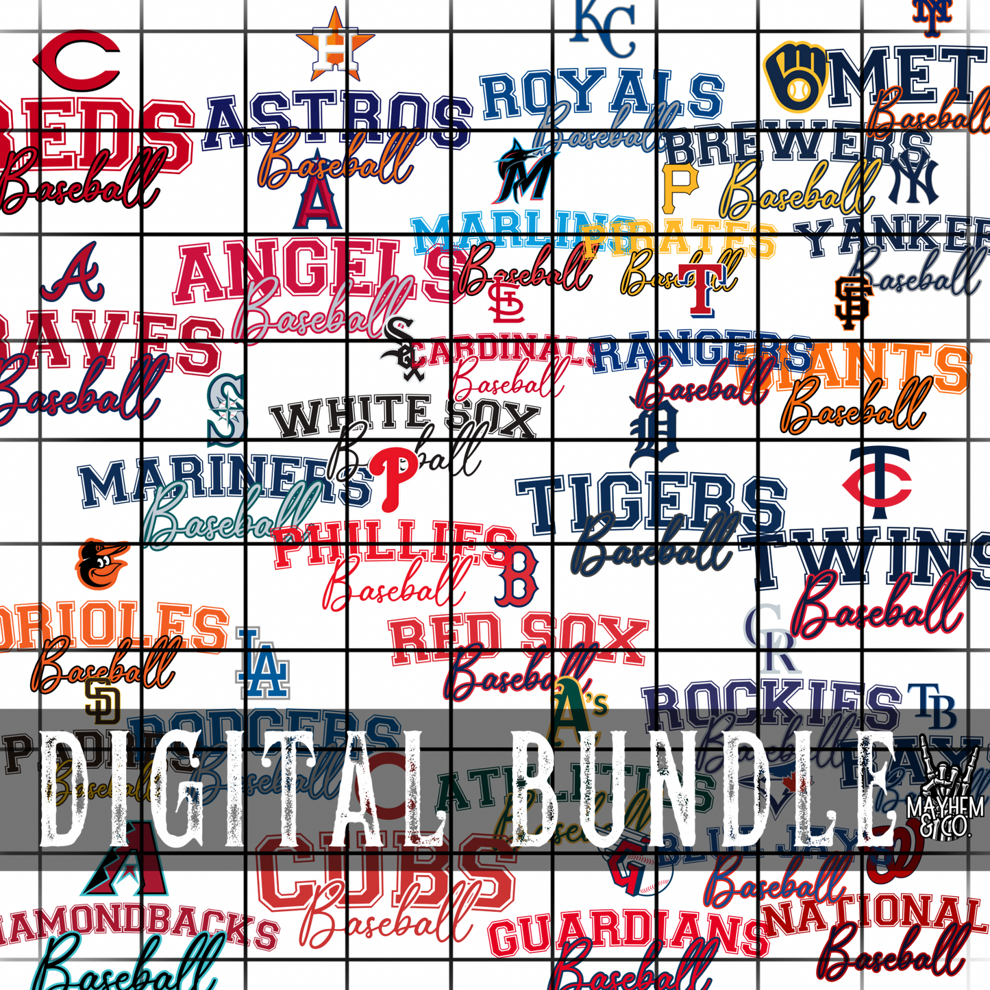 Baseball Curve Bundle - ALL 30 teams