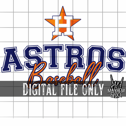 Houston Baseball -Digital