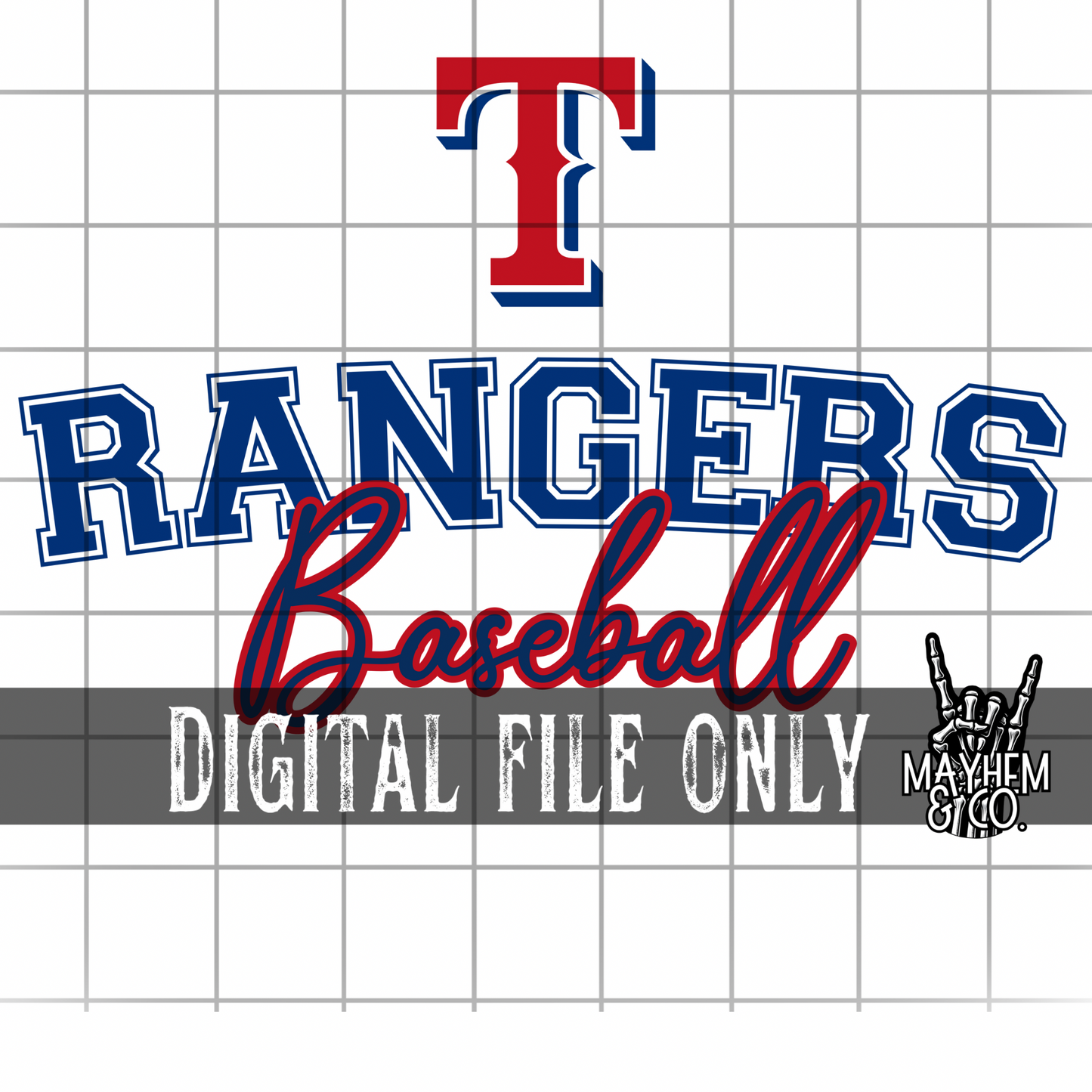 Texas Baseball -Digital